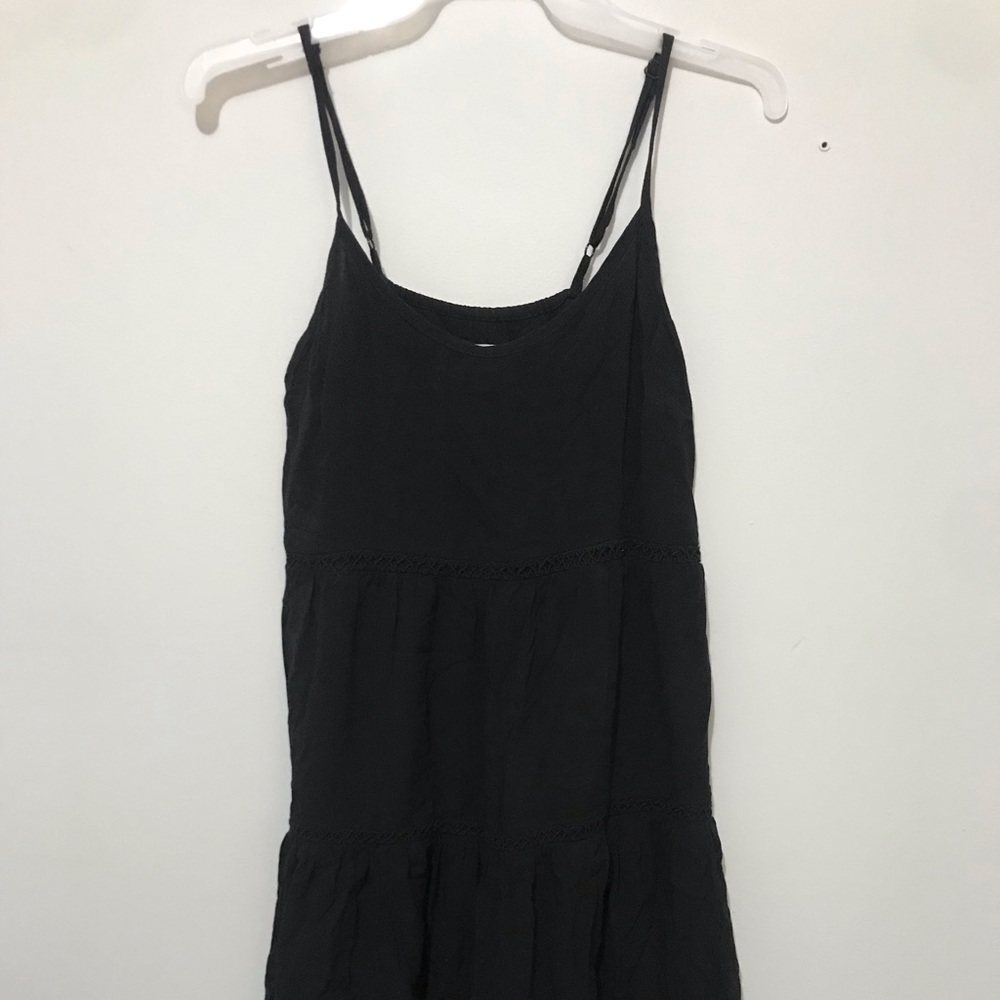 Black strapped dress